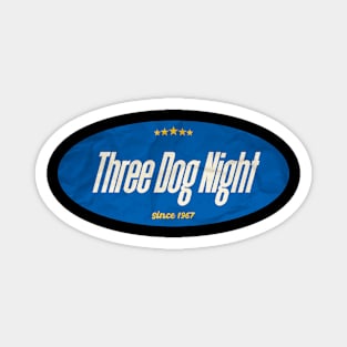 Vintage Three Dog Night Magnet