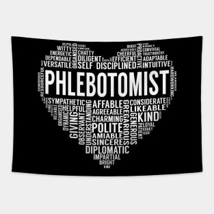 Phlebotomist Heart Tapestry