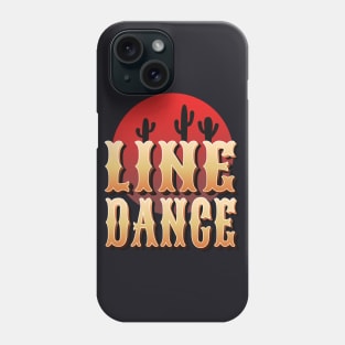 Linedance Western Dance Logo Phone Case