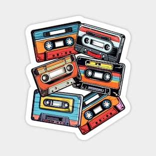 80's 90s  Vintage Generation Eighties Cassette Tape Magnet