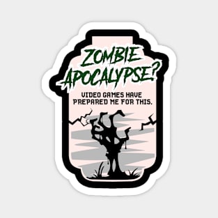 Funny Zombie Shirts nerd geek joke gift Magnet