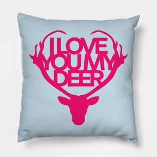 I Love You My Deer Pillow