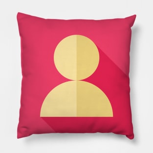 user icon vector logo template design element. Vector illustration. Pillow