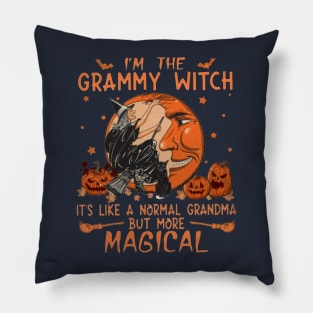 I'm The Grammy Witch It's Like A Normal Grandma But More Magical Pillow