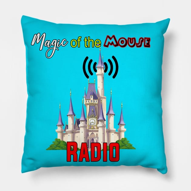 Magic of the Mouse Radio Castle Logo Pillow by William A Guerro Sr (Magic of the Mouse)