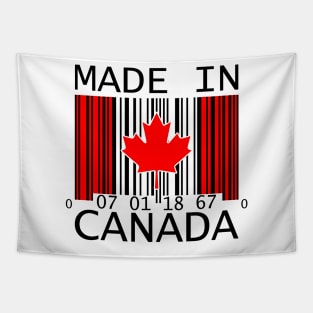 Made In Canada Barcode Tapestry
