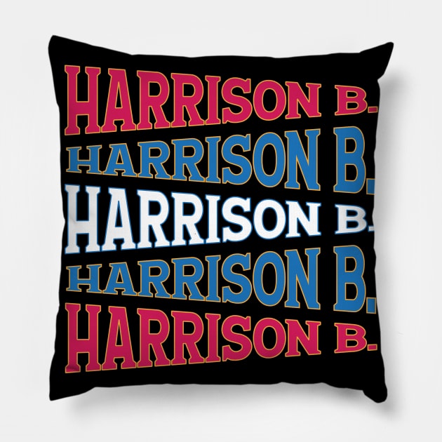 NATIONAL TEXT ART BEN HARRISON Pillow by LAVA-ROMA-NOVA