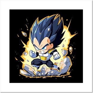 SSJ2 Goku vs Majin Vegeta - Q10Mark Poster for Sale by q10mark