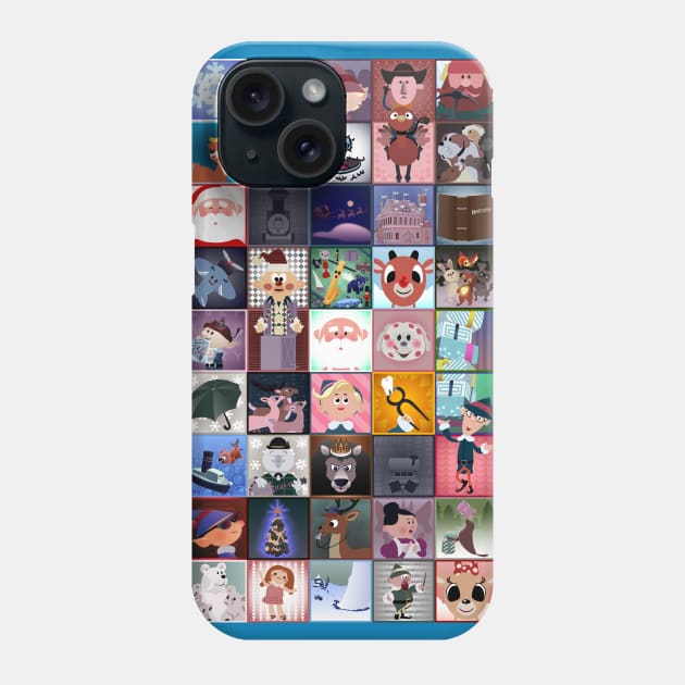 Rudolph Cast - Vertical Ed. Phone Case by JPenfieldDesigns