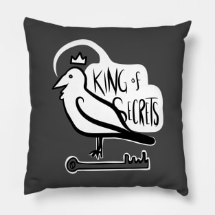 King of Secrets Raven Pillow