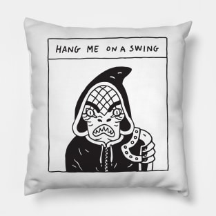 Hang me on a swing Pillow