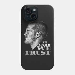 IN DEREK CARR WE TRUST Phone Case