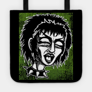 Punk Halftones (Green Version) Tote