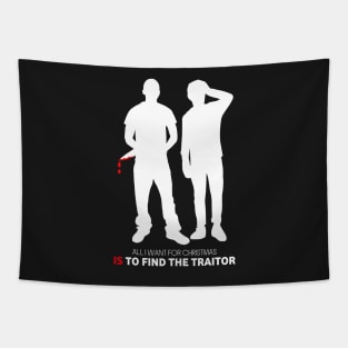 All I Want For Christmas Is To Find The Traitor - Board Games Design - Board Game Art Tapestry