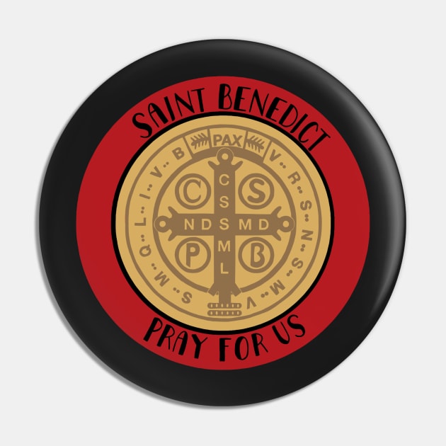 St. Benedict Medal Pin by mfrancescon13