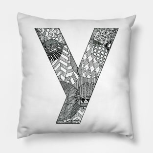 Zentangle Y Pillow