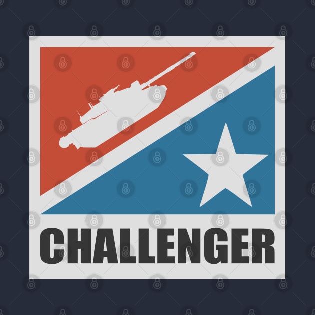 Challenger 2 Tank (Small logo) by TCP