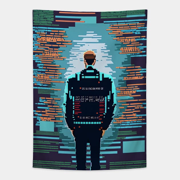 the code time traveler #2 Tapestry by codezn