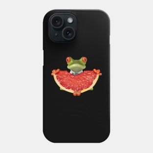 Le grenouille mange le pamplemousse Phone Case