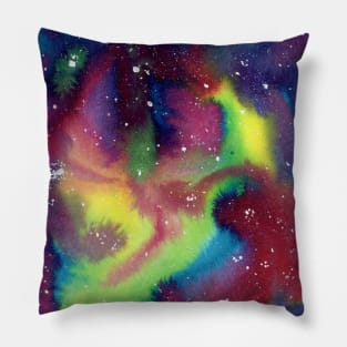 Rainbow Nebula Pillow