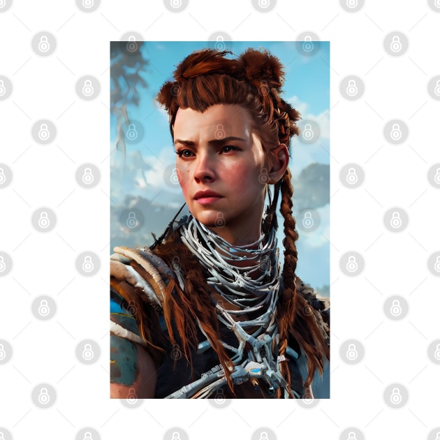 Horizon Zero Dawn - Aloy Portrait by AfroMatic