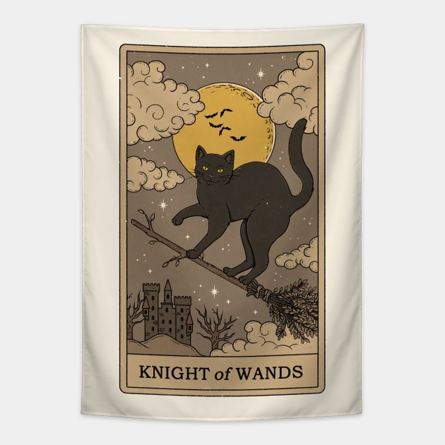 Knight of Wands Tapestry by thiagocorrea