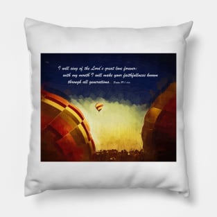 I Will Sing Of The Lords Love Pillow