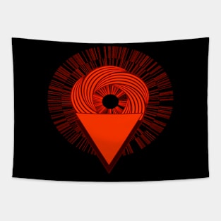 Triangle sun Tapestry