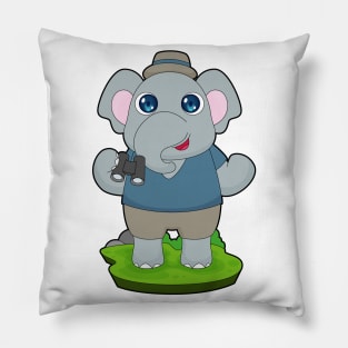 Elephant Binoculars Pillow