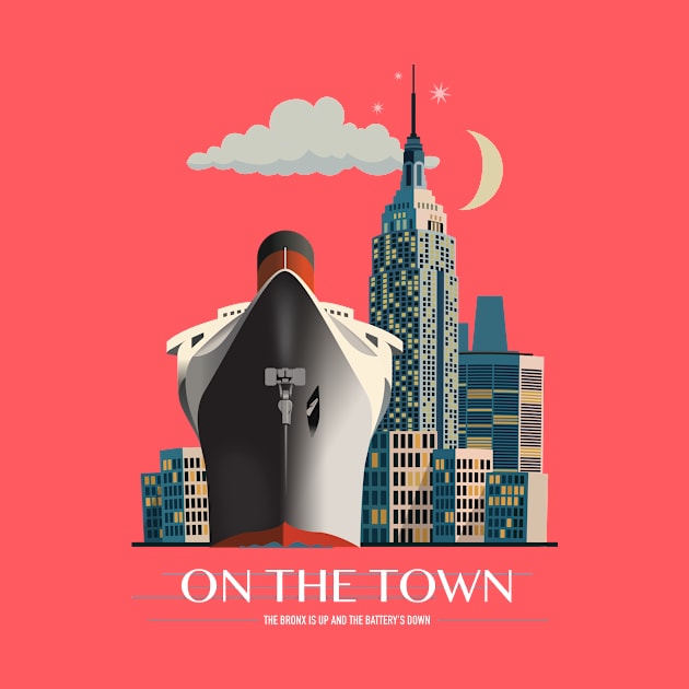 On The Town - Alternative Movie Poster by MoviePosterBoy