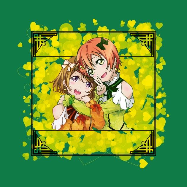 Love Live! - Rin  Hanayo - Kira Kira Sensation - Camo edit. by YueGraphicDesign