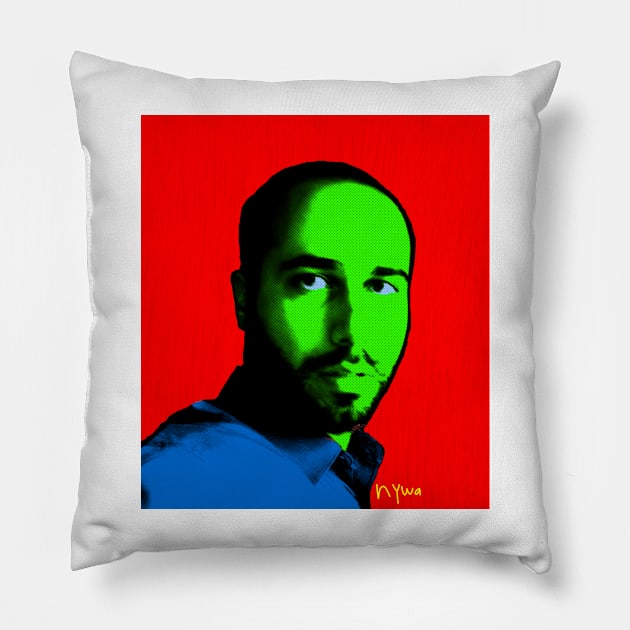 SEXY FUNNY ALIEN BOY - Pop art colors - Alien Pillow by NYWA-ART-PROJECT