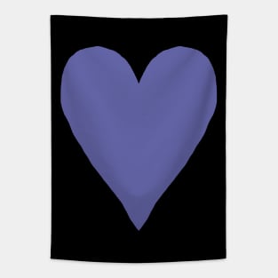 Very Peri Periwinkle Blue Heart Color of the Year 2022 Tapestry