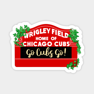 Chicago Wrigley Field Sign Magnet