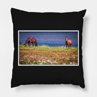 Horses of Margaree Harbour Pillow