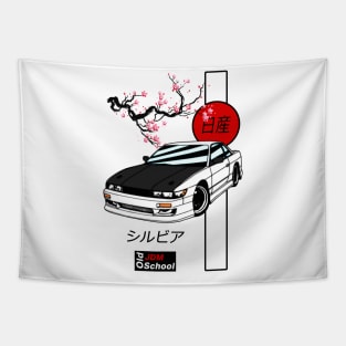 JDM Silvia S13 Red Sun Edition Tapestry