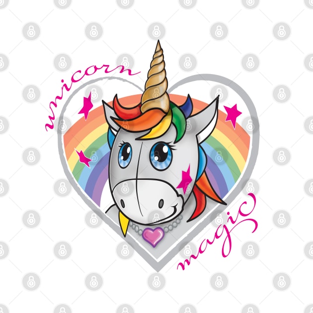 Unicorn magic rainbow by Cimbart