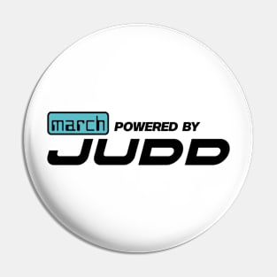 March Powered By Judd Vintage Art Pin