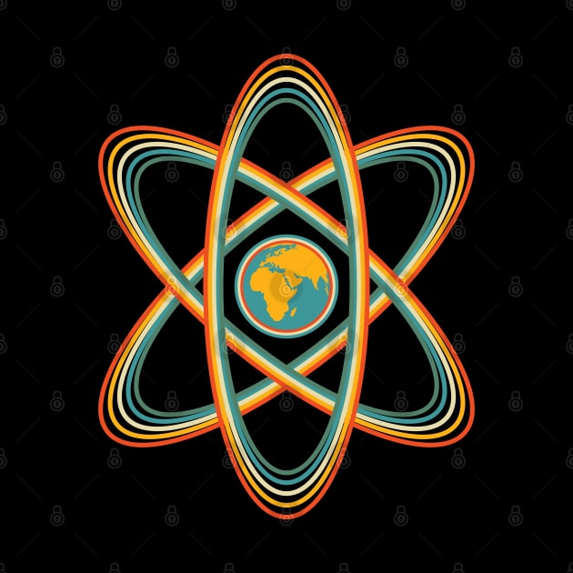 Atom Earth Retro by dkdesigns27