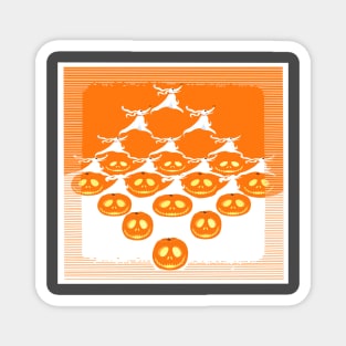 Ghosts and Lanterns Magnet