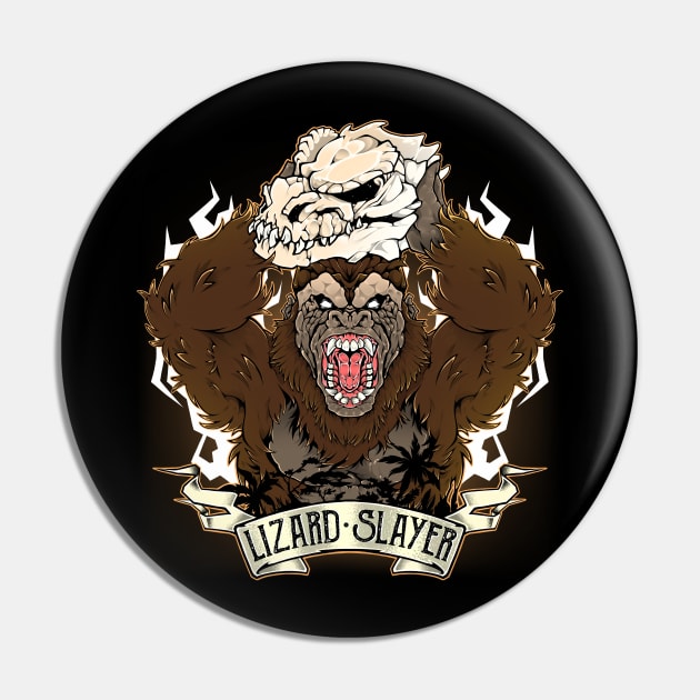 Lizard Slayer Pin by Fearcheck