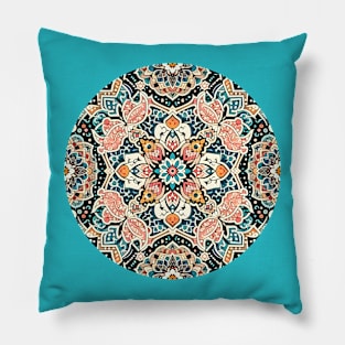 Trending Boho Circle Design with Moroccan pattern Pillow