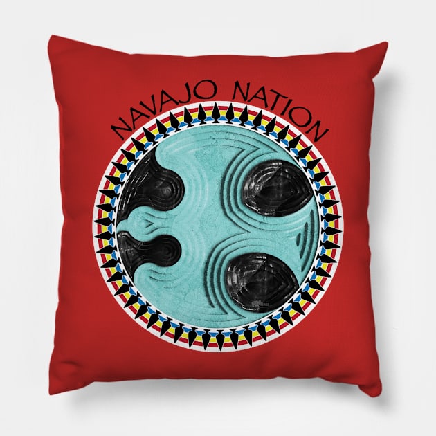 Navajo Nation Eagle Pillow by NN Tease