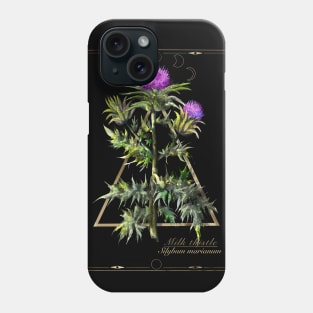 Thistle witches herb. Phone Case