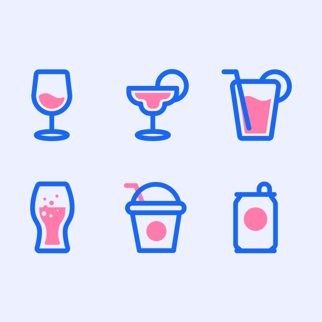 Drink Icons by foodwear