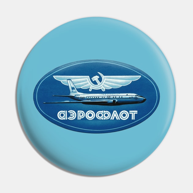 Russian airline Pin by Midcenturydave