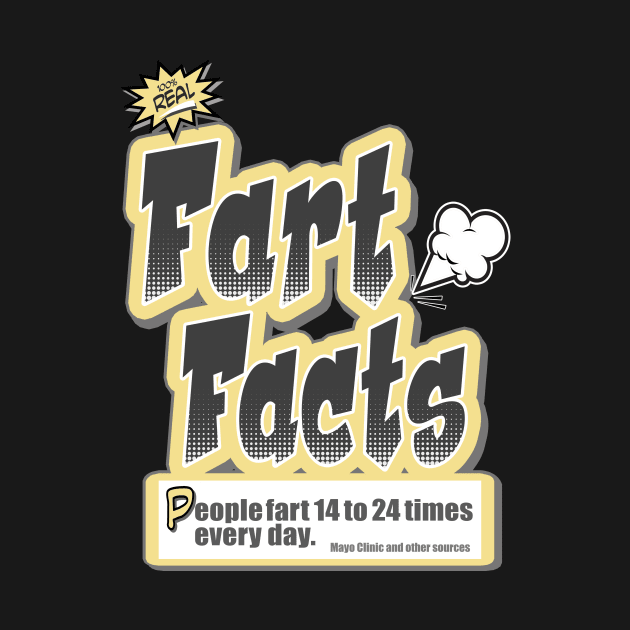 Fart Facts True & Funny #1 by PalmGallery