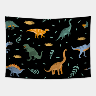 Dino Delight - Cute Dinosaur Tapestry