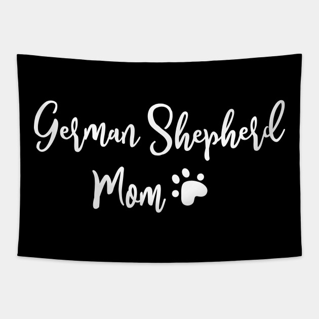 German Shepherd Dog Paw Print German Shepherd Tapestry Teepublic