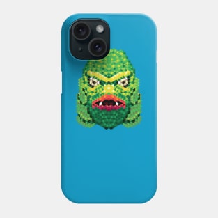 Lagoon Creature - Triangular Pixellation Phone Case